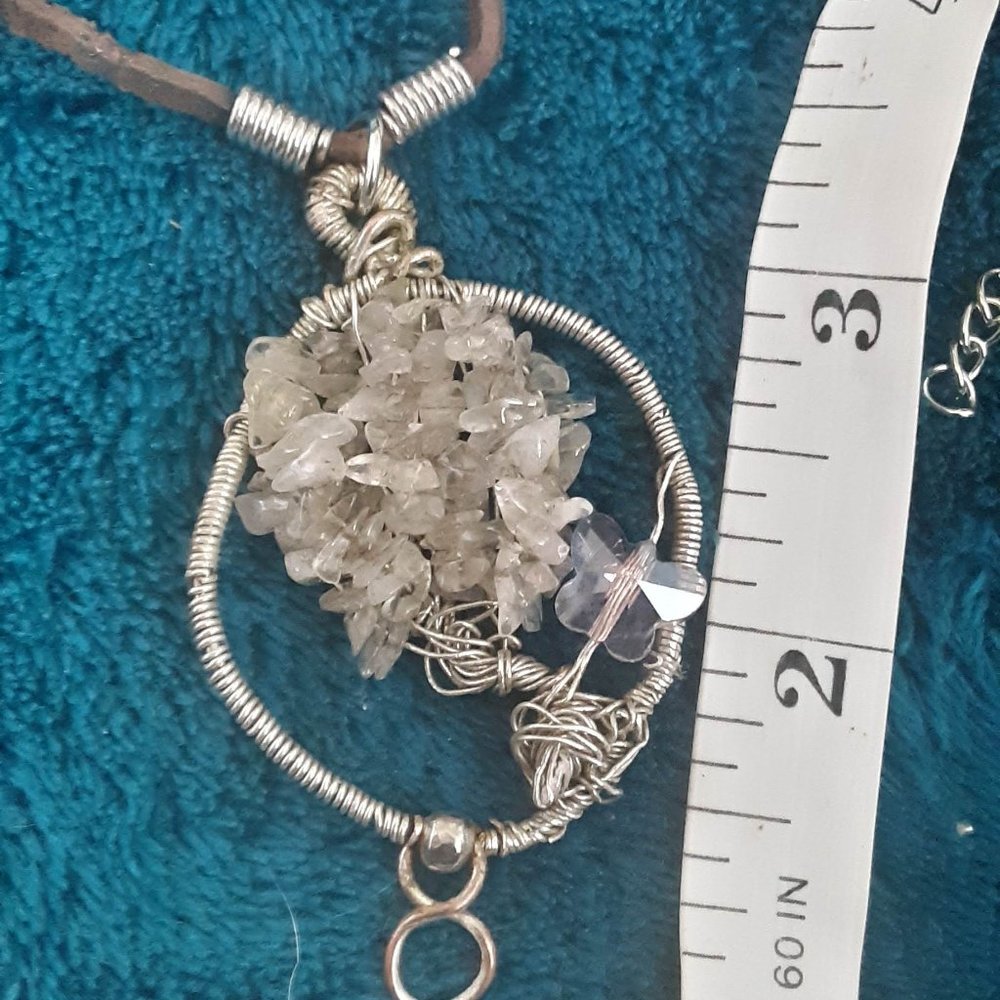 Cherry Blossom Tree of Life Necklace